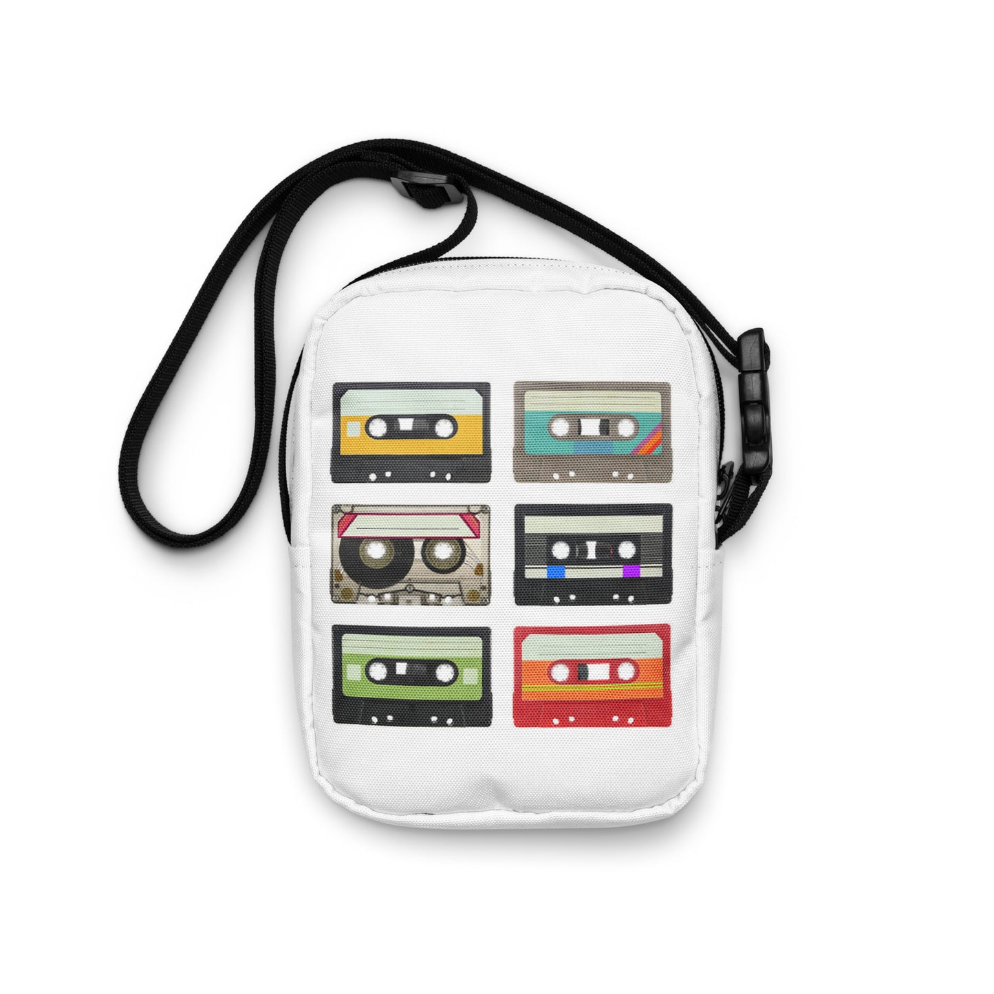 Vintage Cassette Mix Tapes Cross Body Bag