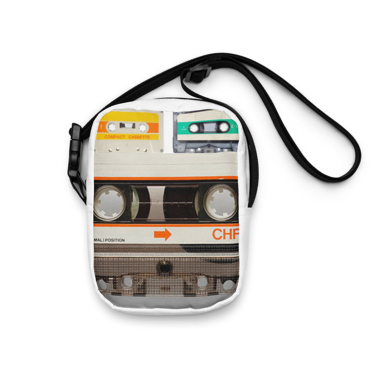 Vintage Cassette Mix Tapes Cross Body Bag