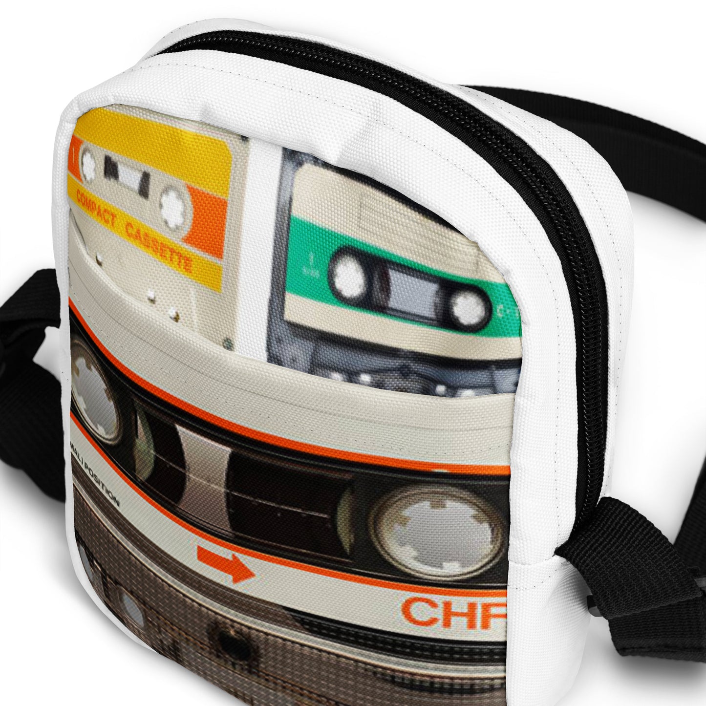 Vintage Cassette Mix Tapes Cross Body Bag