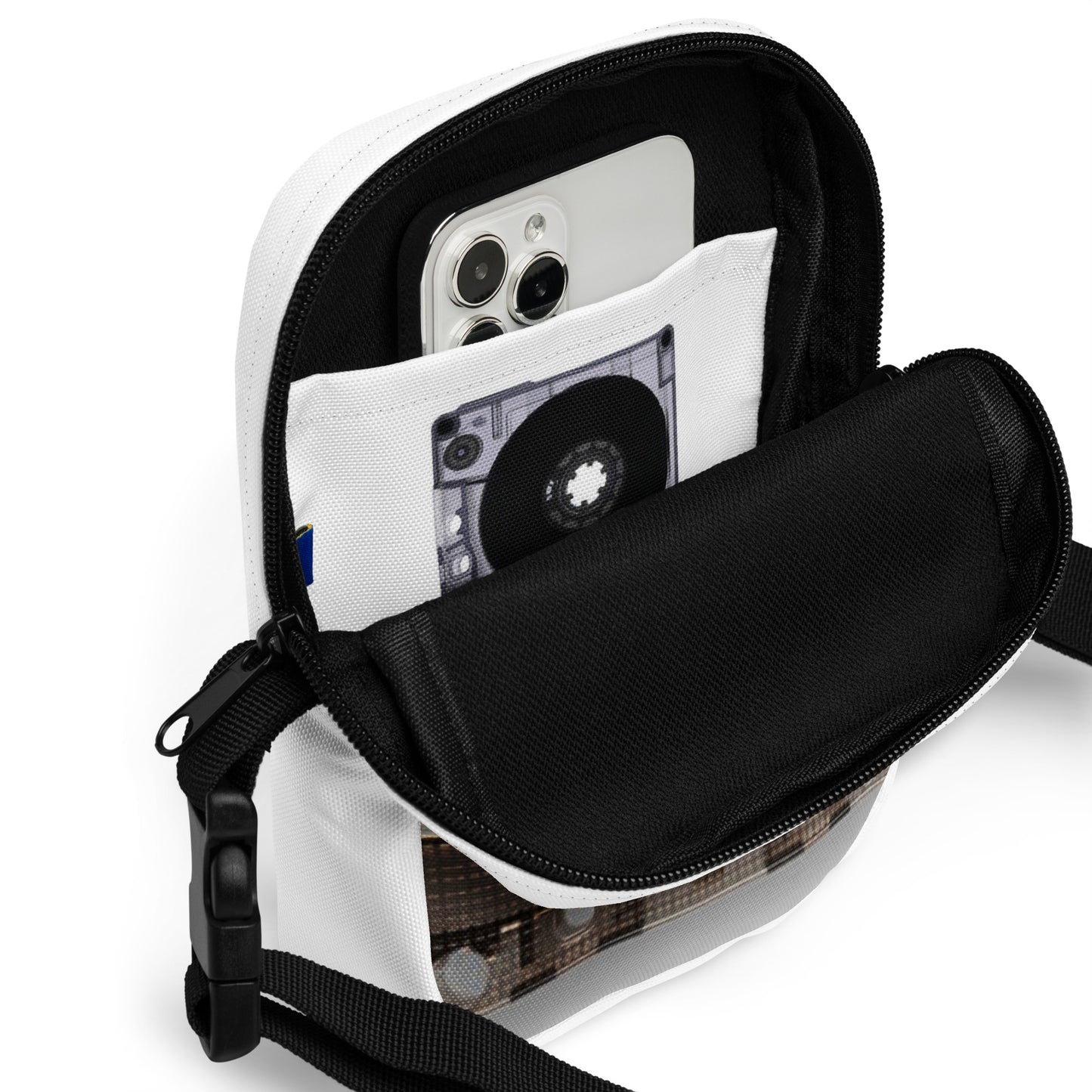 Vintage Cassette Mix Tapes Cross Body Bag