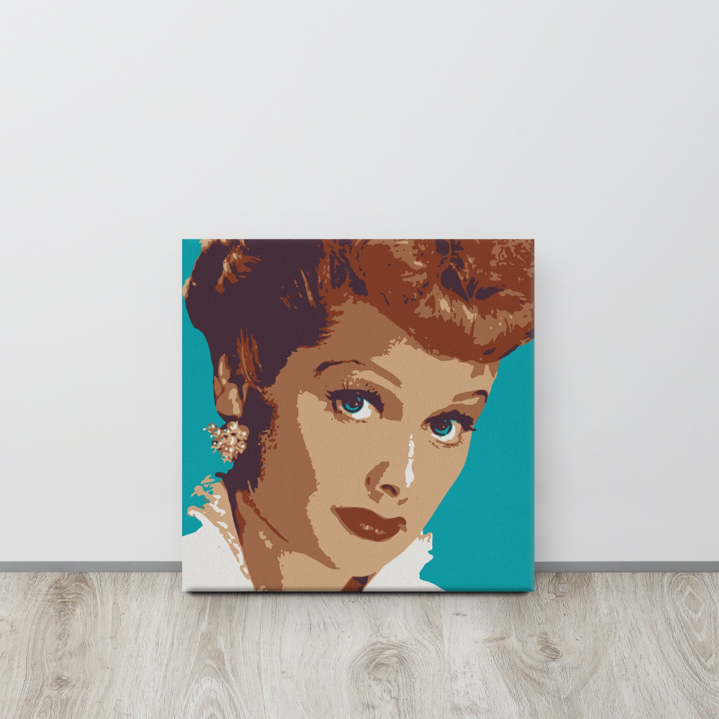 Lucille Ball Portrait Wrapped Canvas