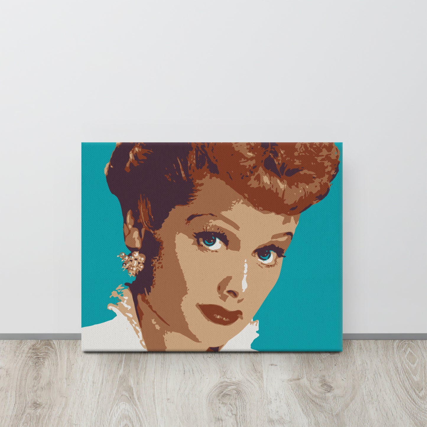 Lucille Ball Portrait Wrapped Canvas