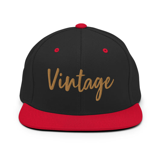 Vintage Unisex Classic Snapback Cap