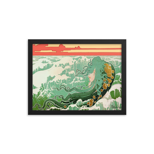 La Vague by Henri Privat Livemont c. 1896, 16 x 20 Fine Art Print