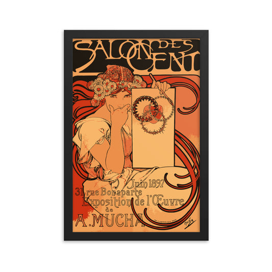 Salon, Alphonse Mucha c. 1911 Fine Art Print