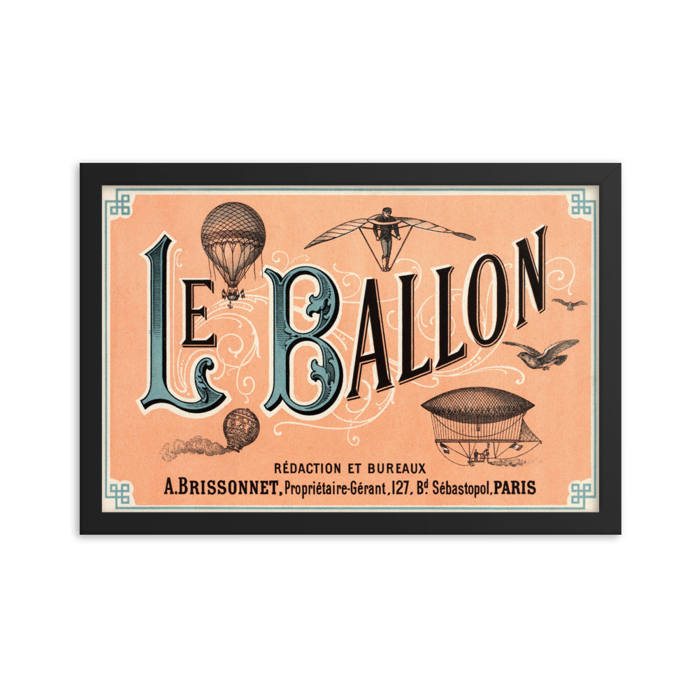 Le Ballon Lithograph c. 1908 Fine Art Print, 12 x 18