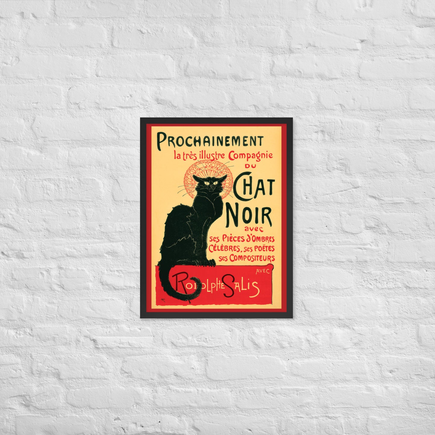 Le Chat Noir c. 1896, 18 x 24 Retro, Decor Fine Art Print