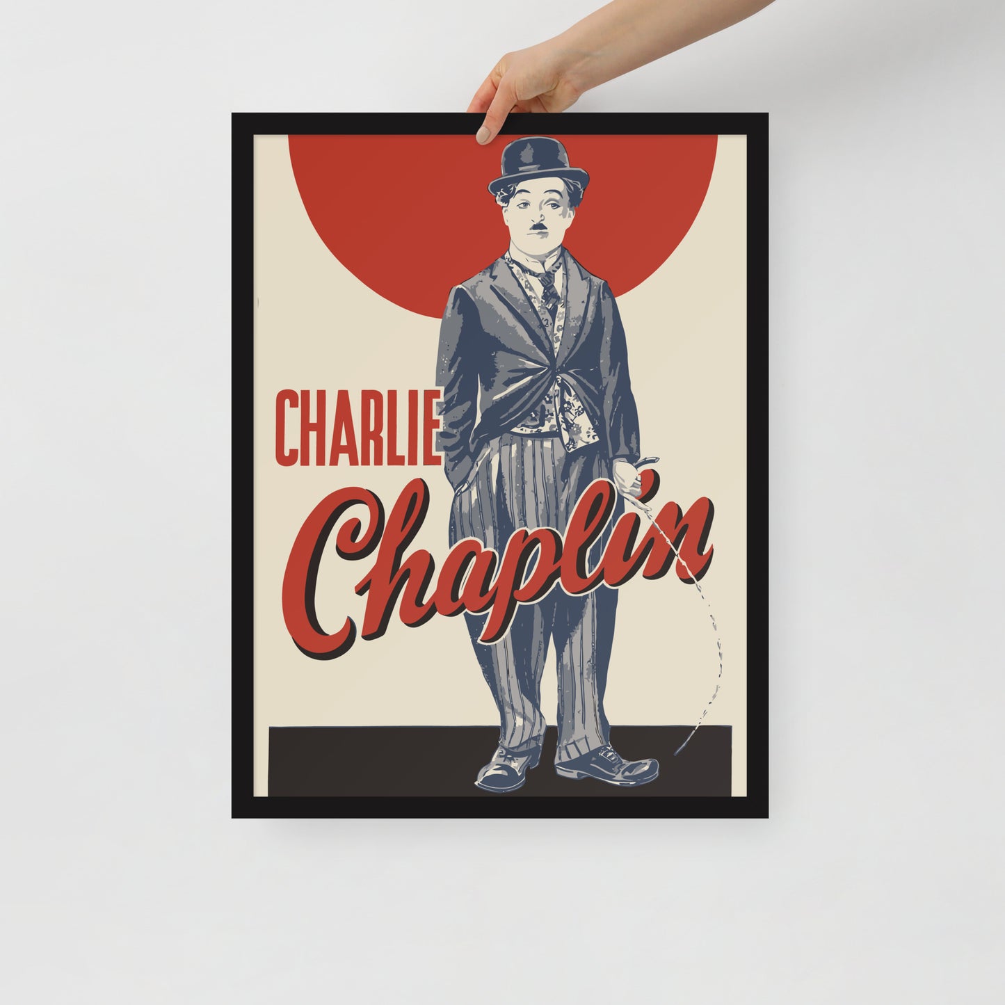 Charlie Chaplin Portrait 18 x 24 Fine Art Print