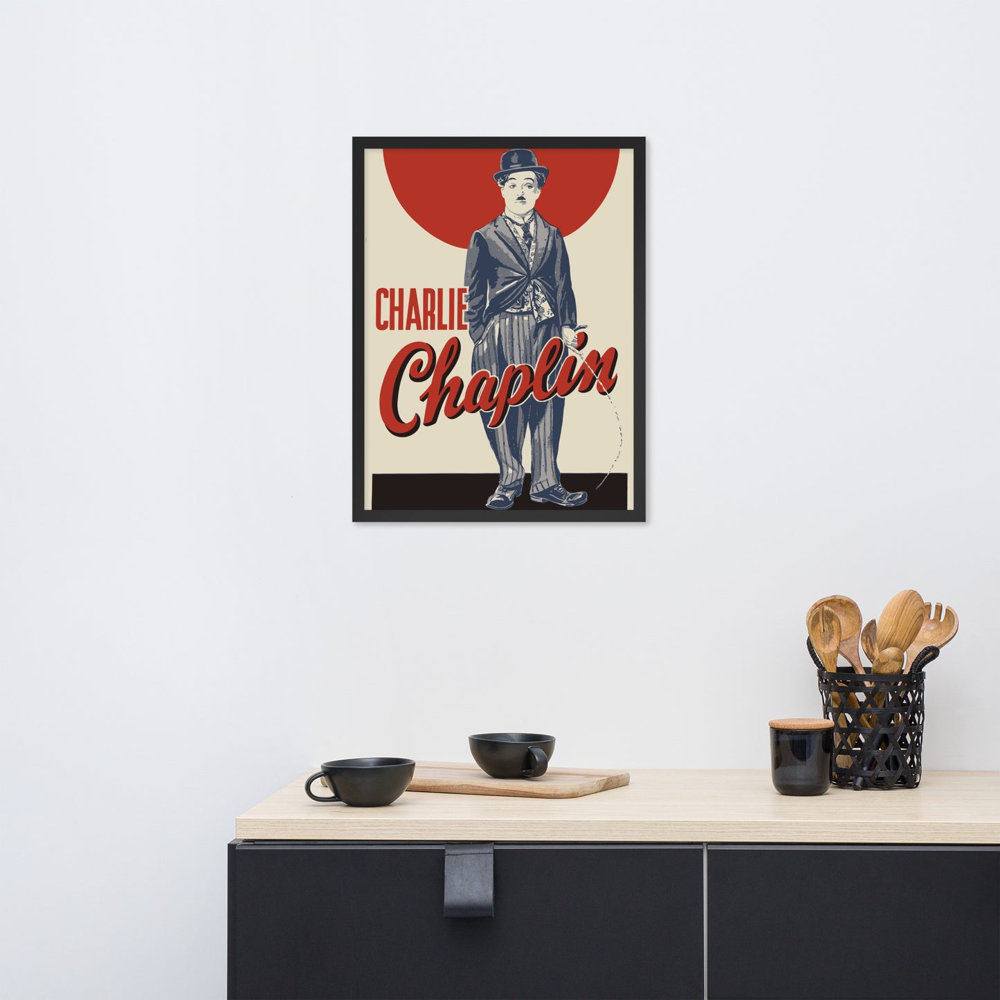 Charlie Chaplin Portrait 18 x 24 Fine Art Print
