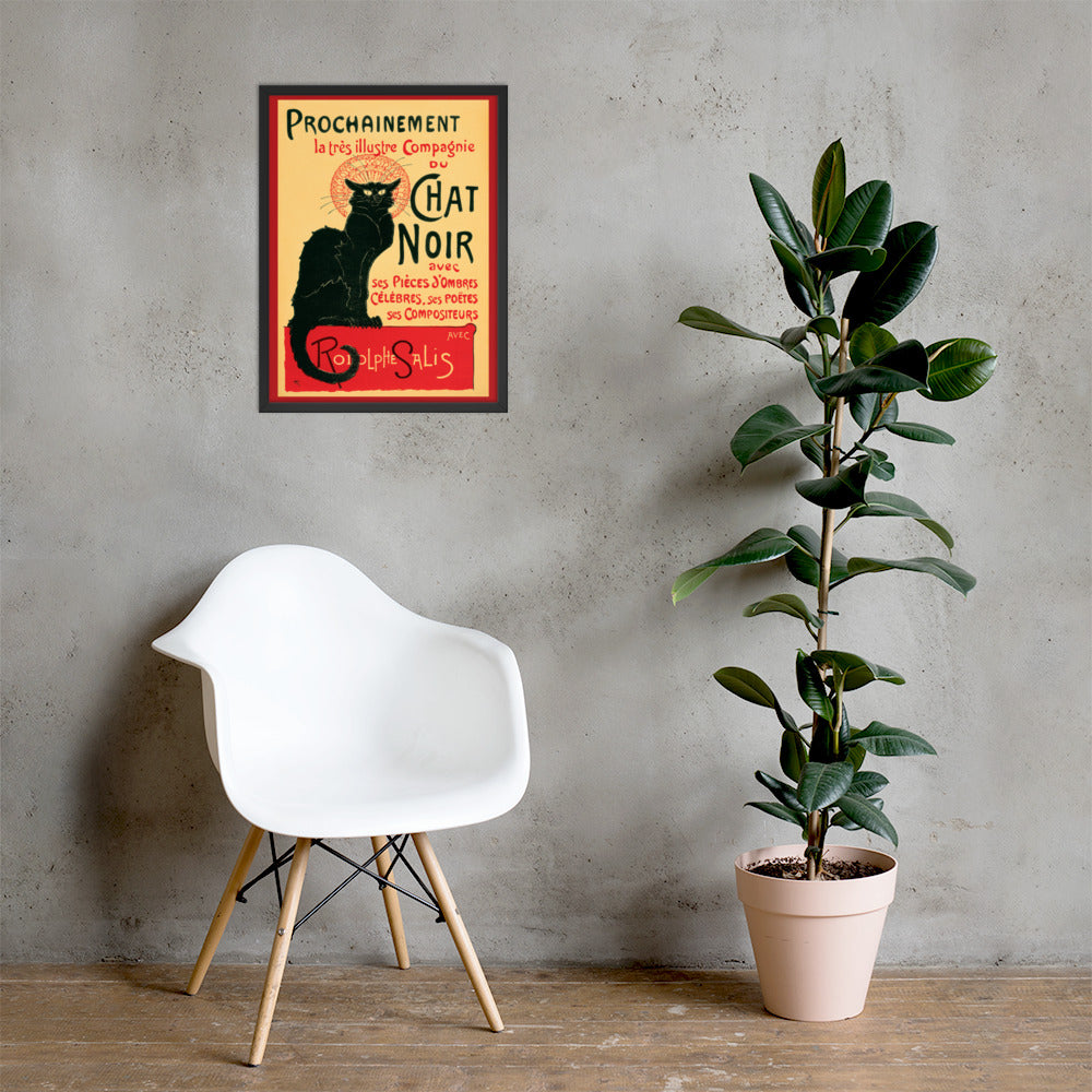 Le Chat Noir c. 1896, 18 x 24 Retro, Decor Fine Art Print