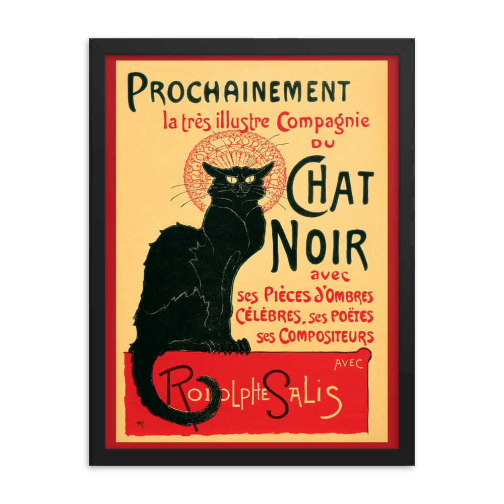 Le Chat Noir c. 1896, 18 x 24 Retro, Decor Fine Art Print