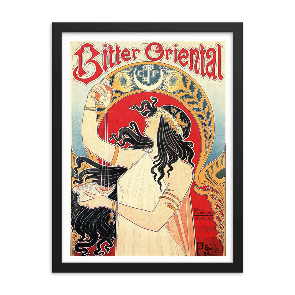 Bitter Oriental c. 1897 Art Print
