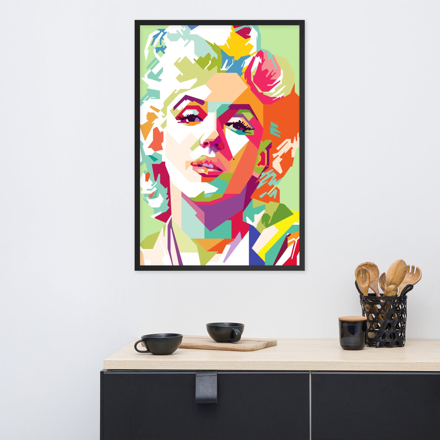 Retro Marilyn Monroe, Marilyn Monroe Poster, Fine Art Print