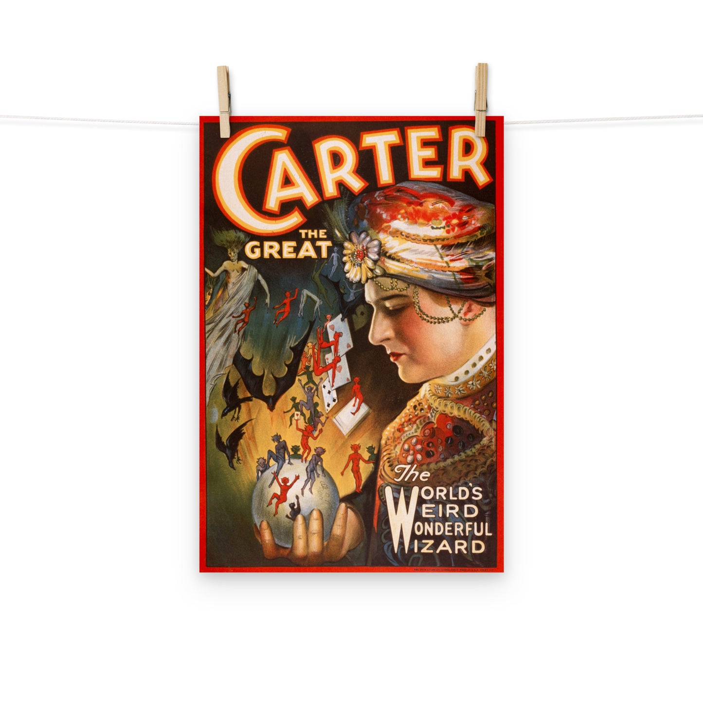 Carter The Great c. 1926 12 x 18 Matte Art Print