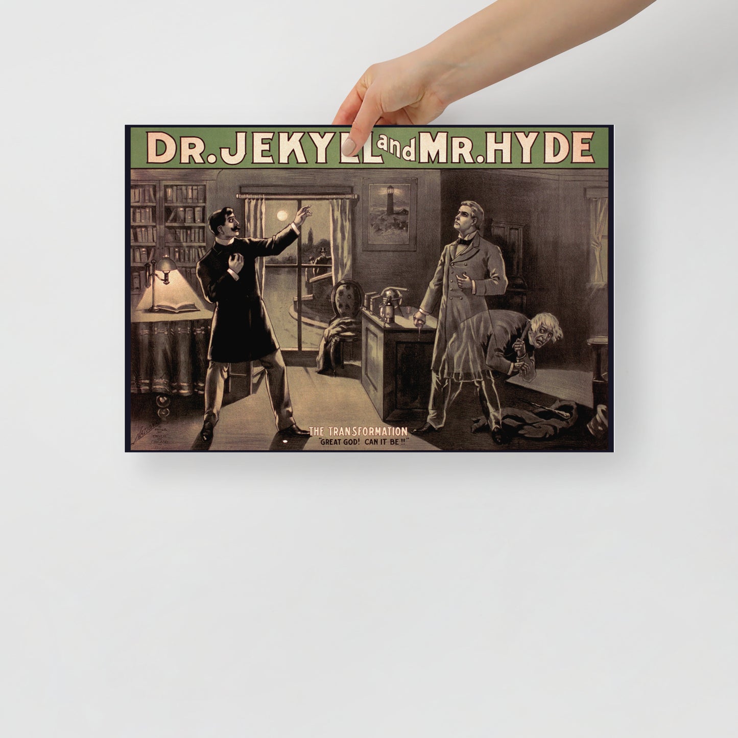 Dr Jekyll and Mr Hyde 1886, 12 x 18 Wall Art Print & Movie Poster