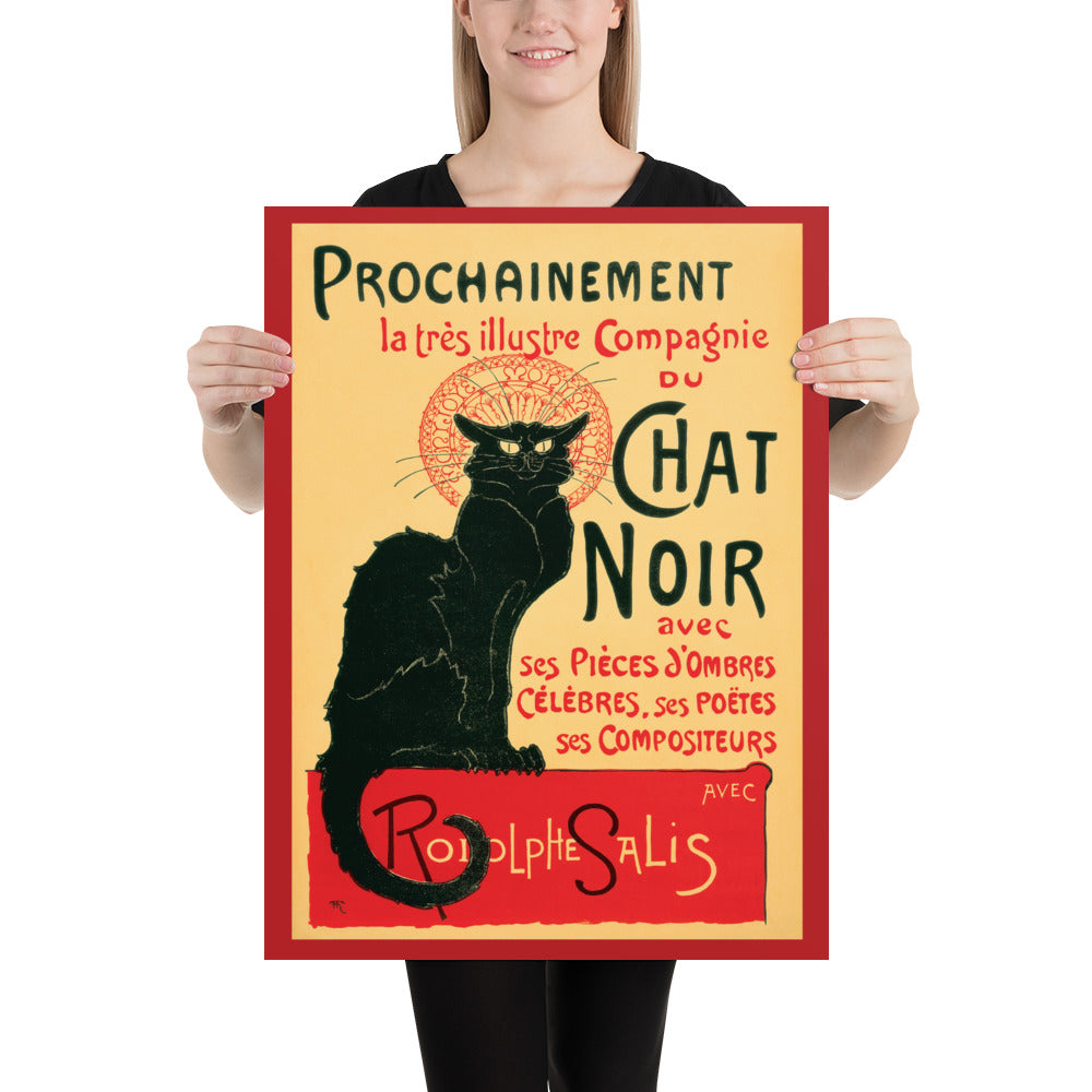 Le Chat Noir c. 1896, 18 x 24 Retro, Decor Fine Art Print