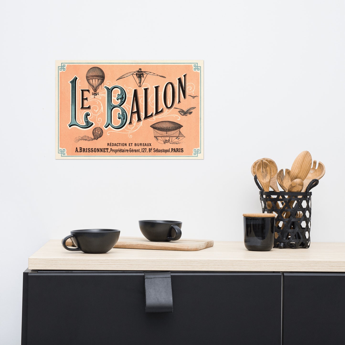 Le Ballon Lithograph c. 1908 Fine Art Print, 12 x 18