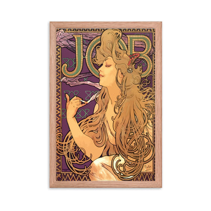 Job Rolling Papers c. 1898, Alphonse Mucha 12 x 18 Fine Art Print